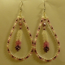 Tear Drop/Feather Earings 